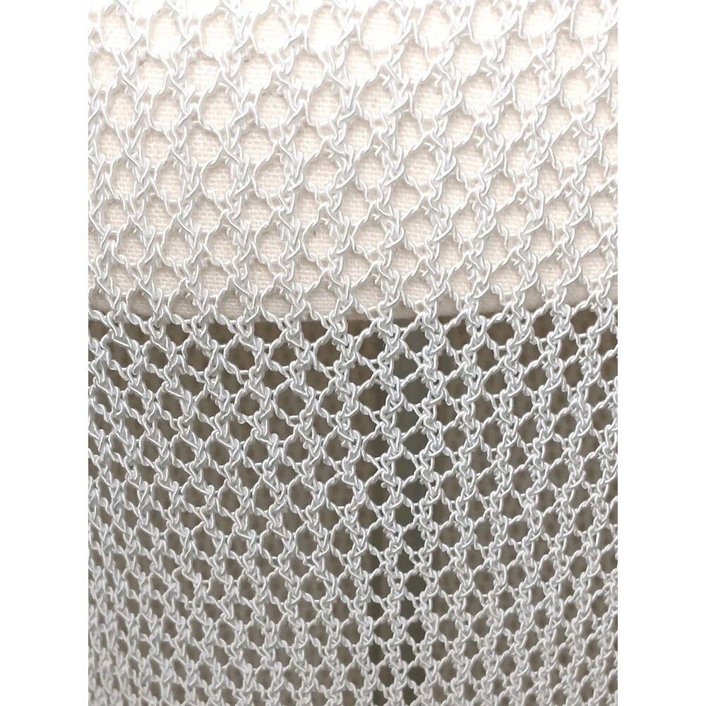 One Mile Savannah Maxi Dress XS White/ Ivory Crochet Cover-Up Scoop Back $209 - Picture 5 of 16